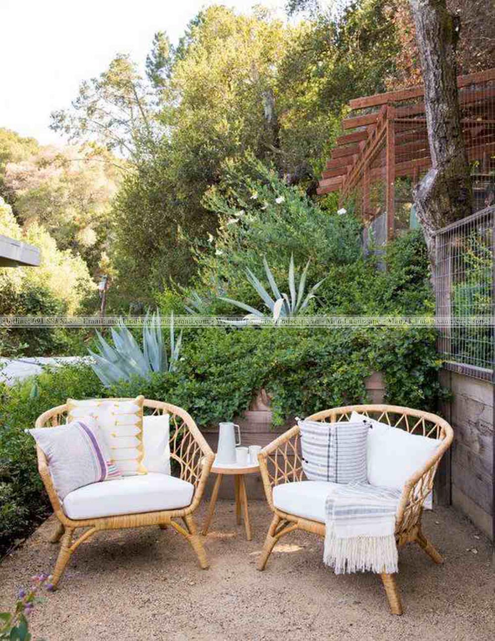 Thiết kế sân vườn phong cách Patio Thiết kế sân vườn phong cách Patio