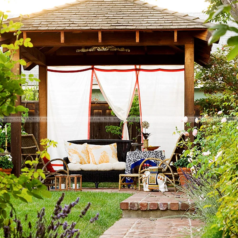 Thiết kế sân vườn phong cách Patio Thiết kế sân vườn phong cách Patio