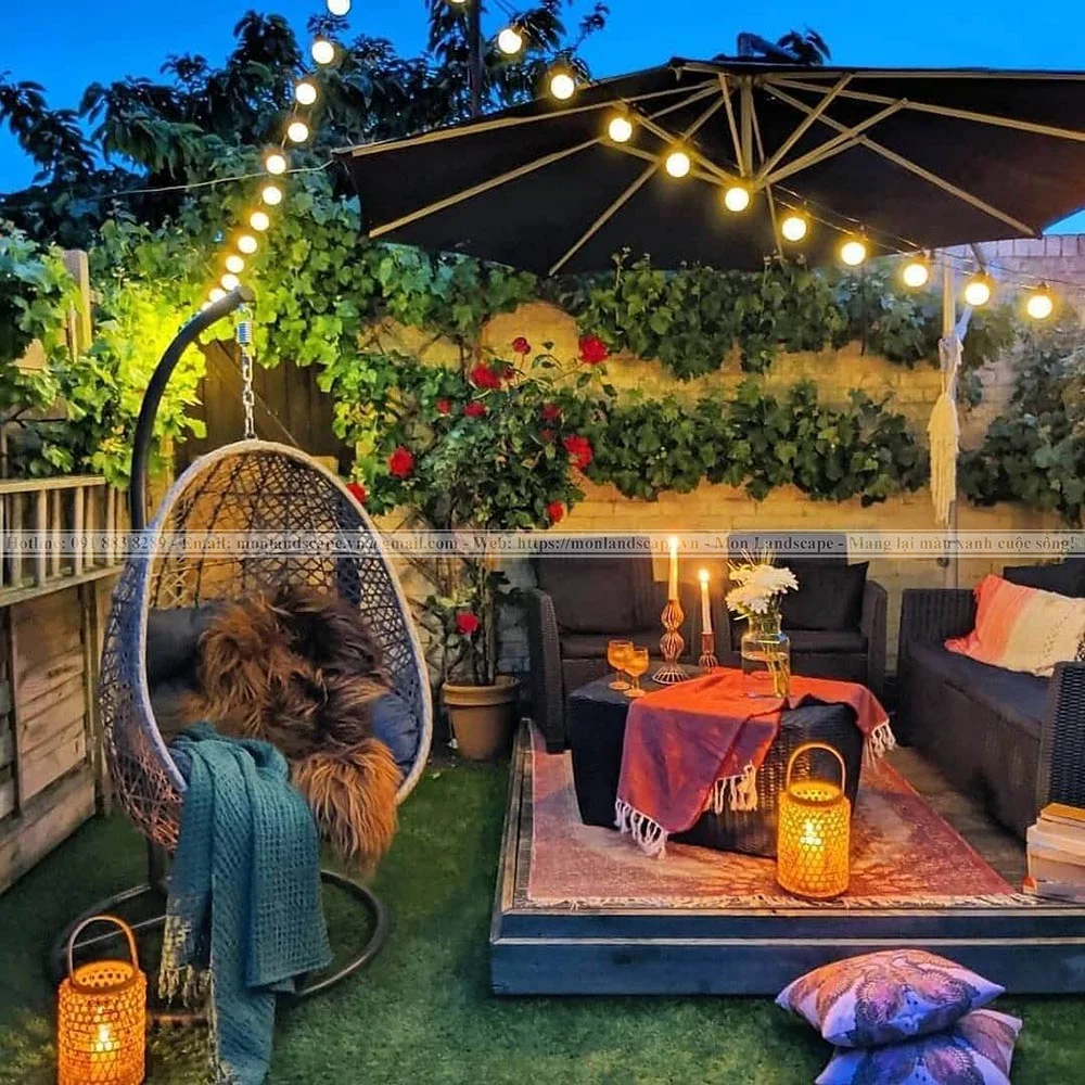 Thiết kế sân vườn phong cách Patio Thiết kế sân vườn phong cách Patio