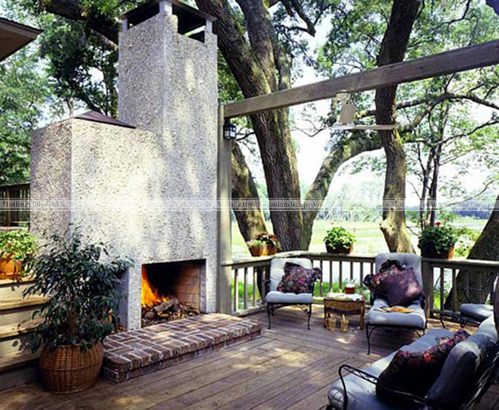 Thiết kế sân vườn phong cách Patio Thiết kế sân vườn phong cách Patio