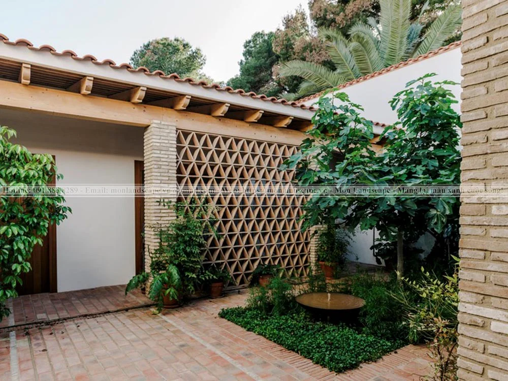 Thiết kế sân vườn phong cách Patio Thiết kế sân vườn phong cách Patio