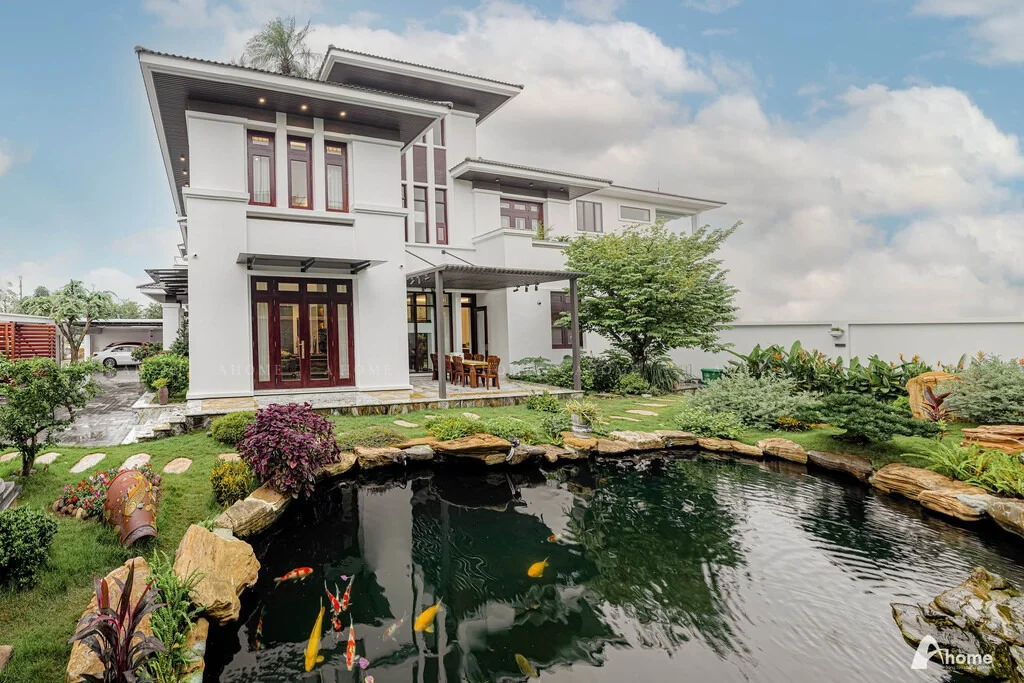 Sân vườn biệt thự thiết kế hiện đại