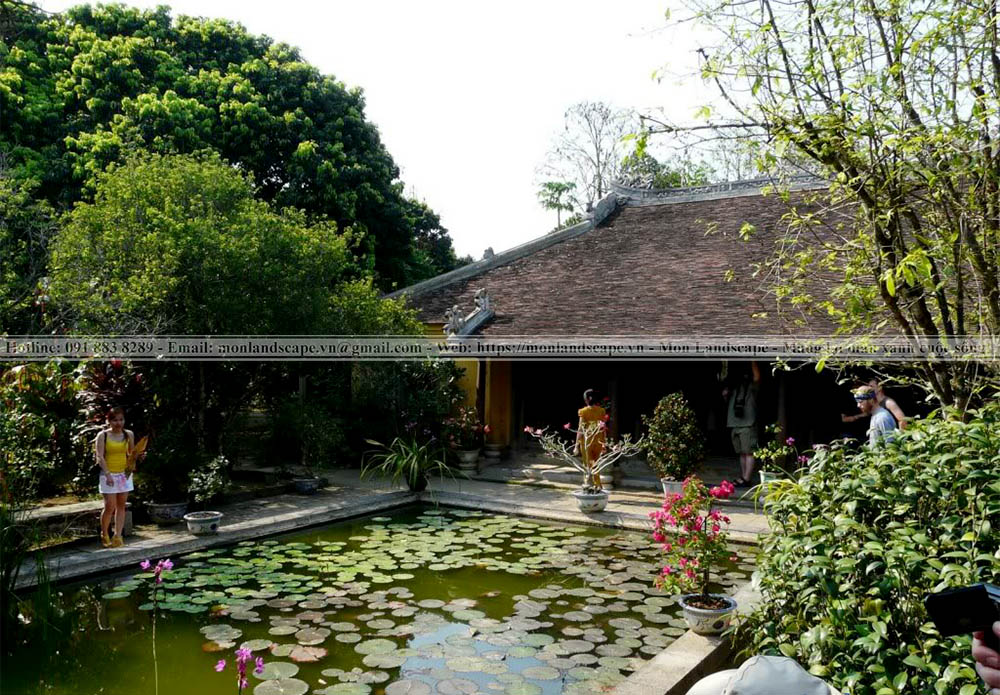 Tiểu cảnh bắt buộc ở sân vườn truyền thống