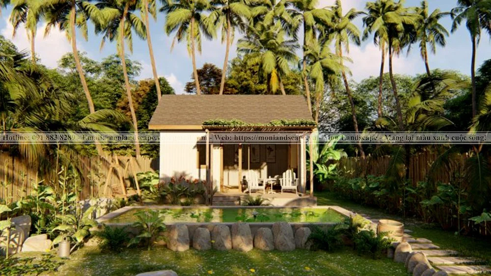 Tiểu cảnh bắt buộc ở sân vườn truyền thống