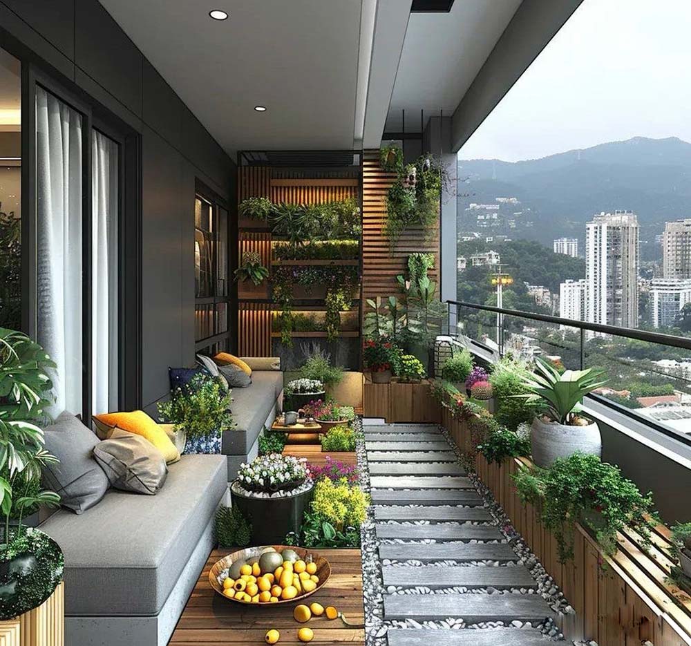 Thi công trang trí vườn cho ban công Thi công trang trí vườn cho ban công