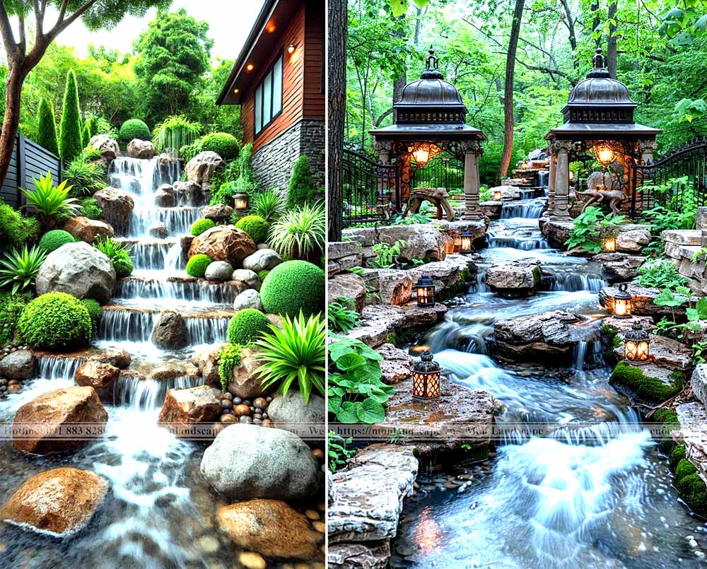 Ý nghĩa suối nhân tạo trong sân vườn Ý nghĩa suối nhân tạo trong sân vườn