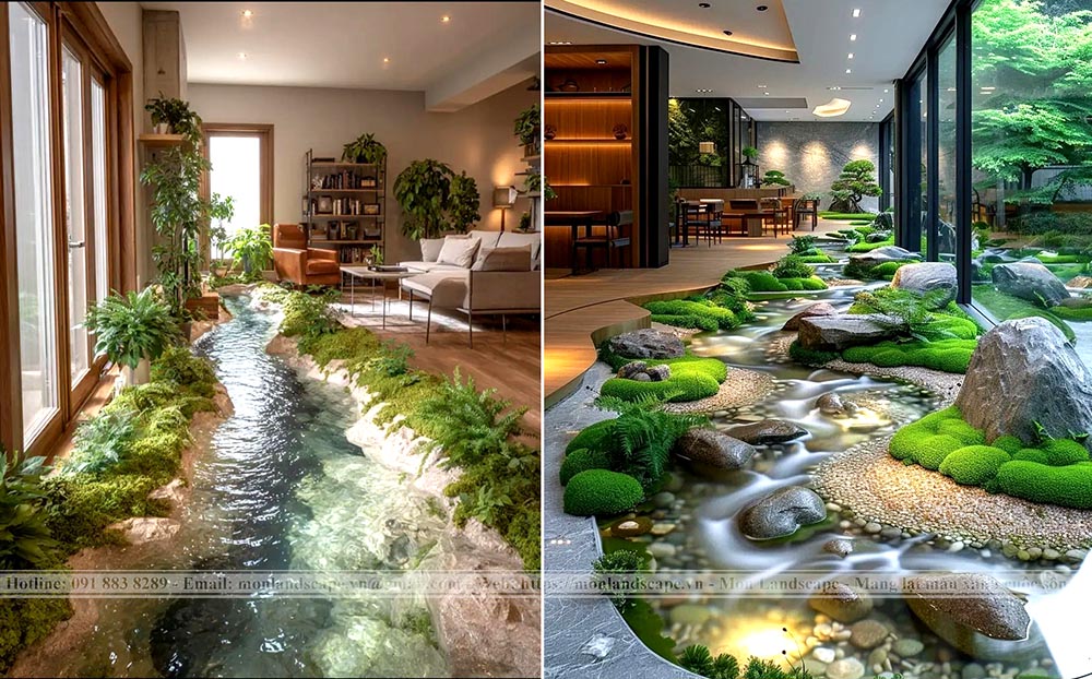 Ý nghĩa suối nhân tạo trong sân vườn Ý nghĩa suối nhân tạo trong sân vườn