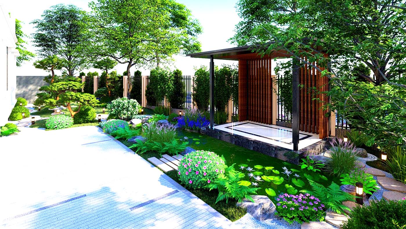 Thiết kế thi công sân vườn - Monlandscape