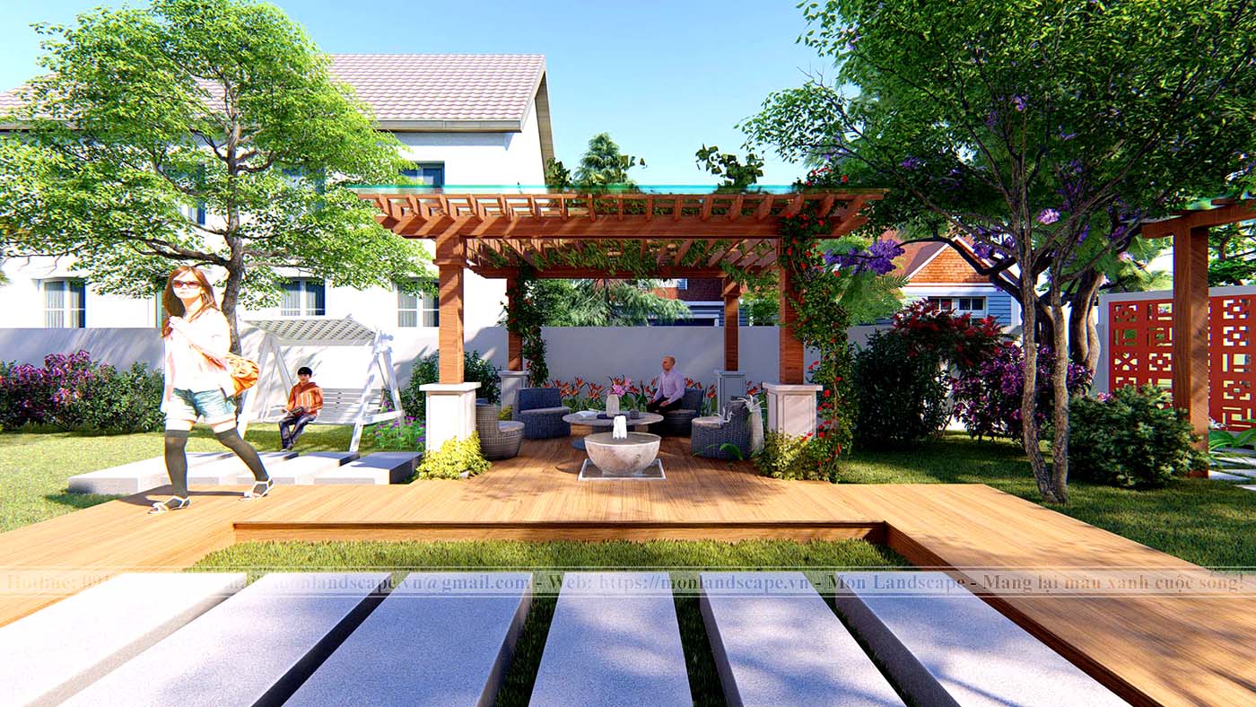 Tổng quan thiết kế sân vườn