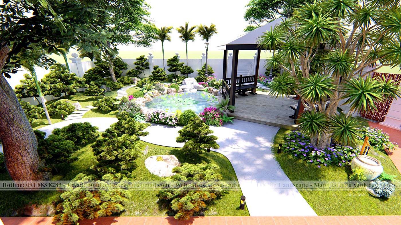 Tổng quan thiết kế sân vườn