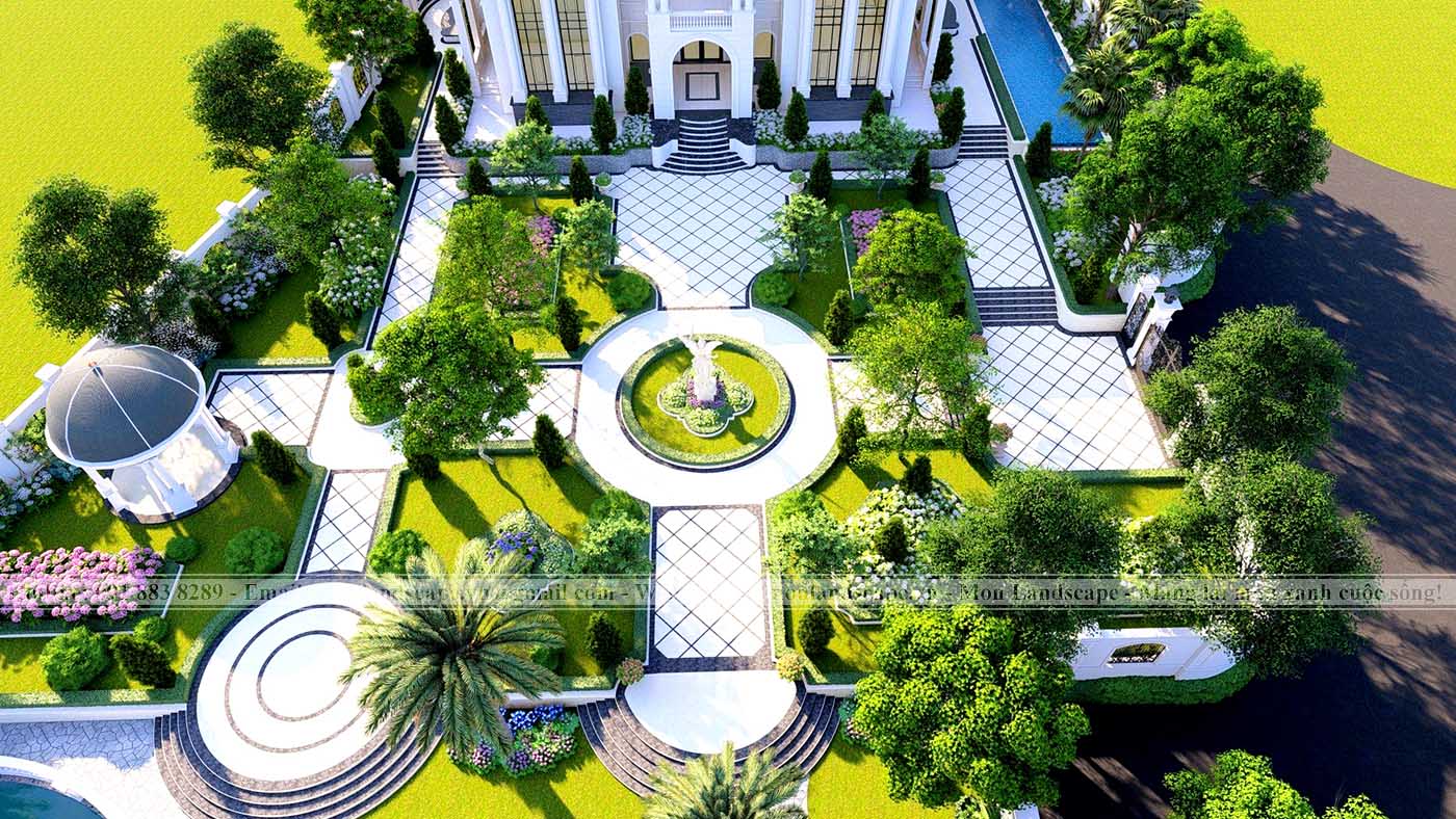 Tổng quan thiết kế sân vườn