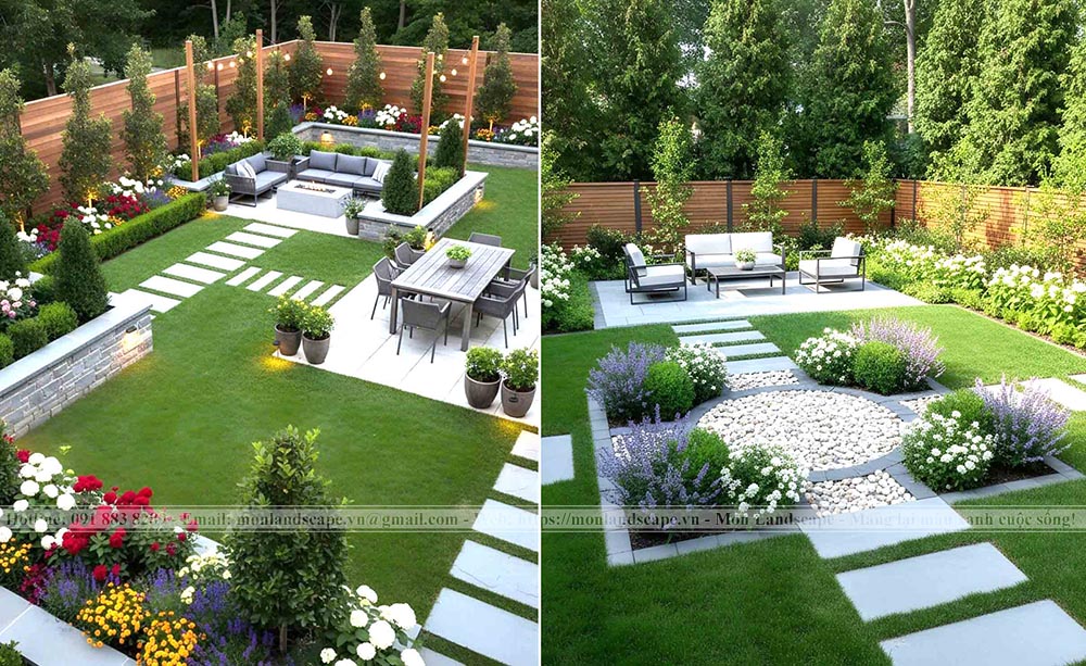 Ý tưởng thiết kế cho những khu vườn nhỏ