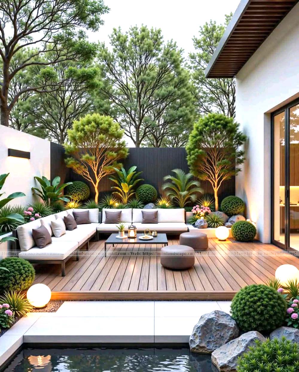 Ý tưởng thiết kế cho những khu vườn nhỏ