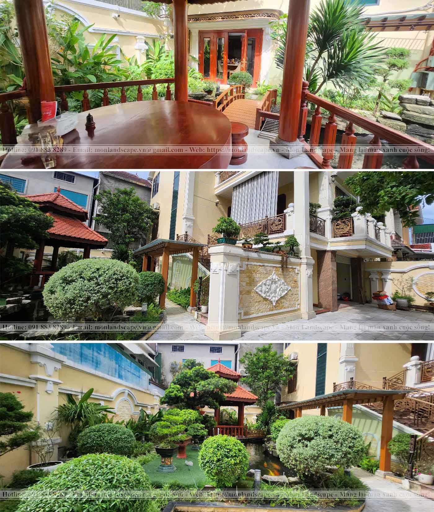 Thi công hoàn thiện sân vườn