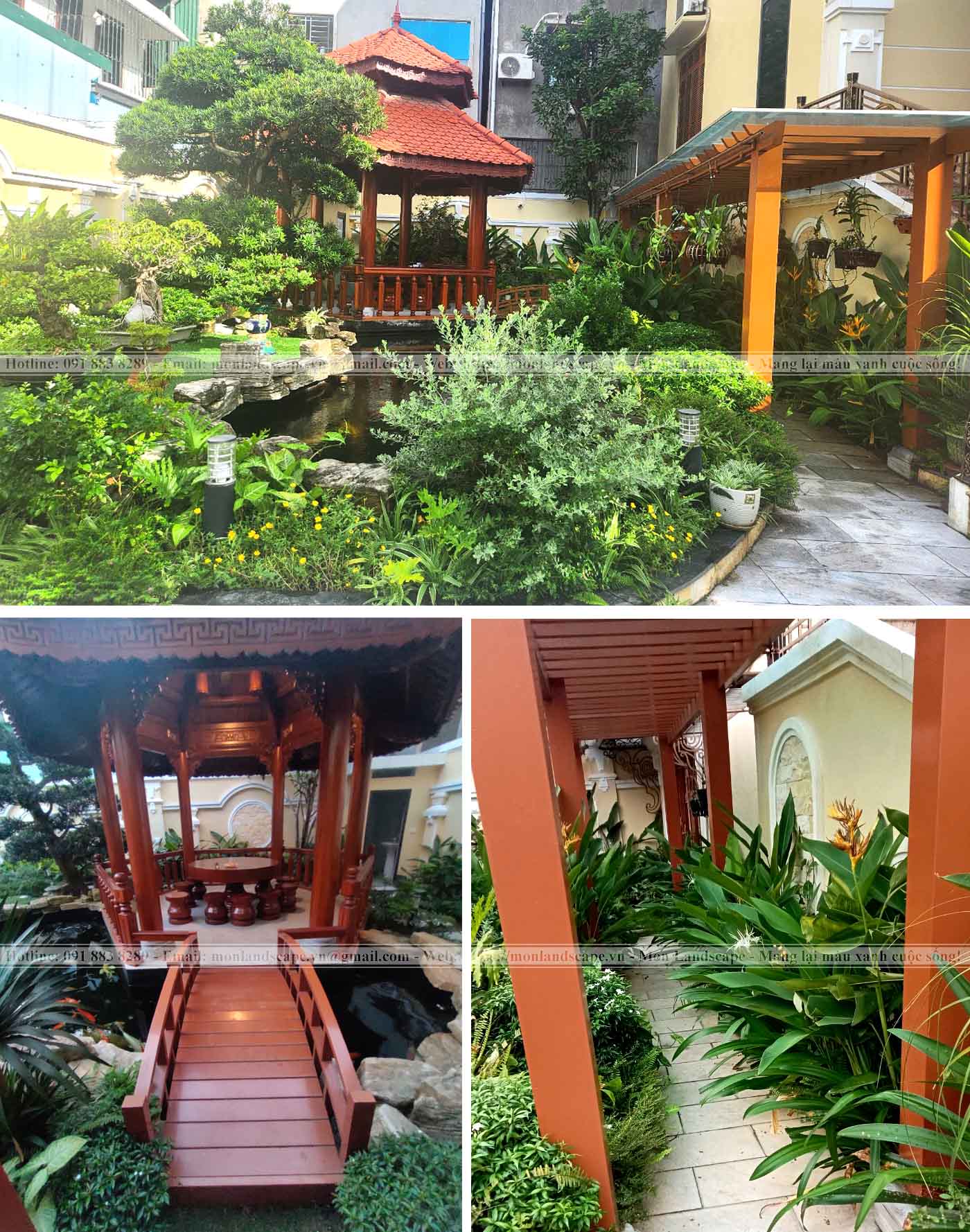 Các gian đoạn triển khai trước khi thi công sân vườn