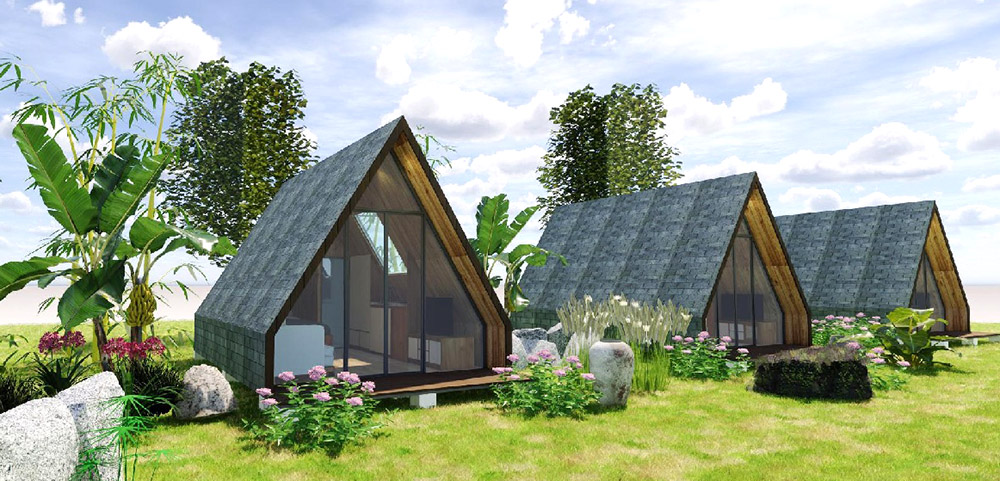 Mẫu bungalow thiết kế hiện đại