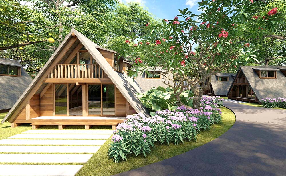 Mẫu bungalow thiết kế hiện đại